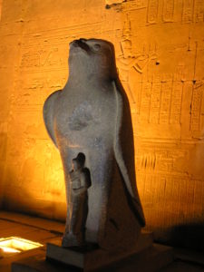 Illuminated Horus, Edfu Egypt