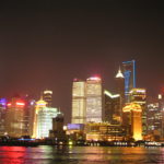Illuminated Pudong Shanghai