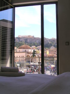 from my bed at A for Athens
