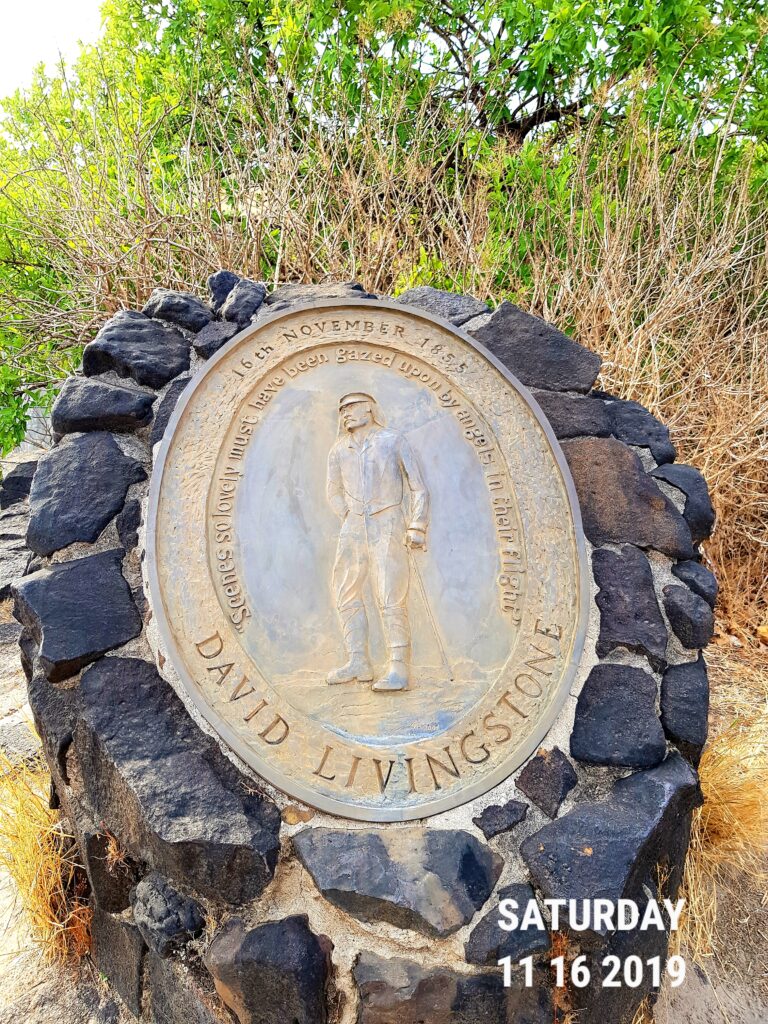 The plaque on Livingstone Island