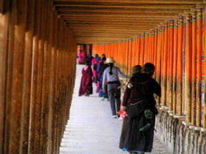 Near and Far Prayer Wheels