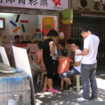 Eating on the street