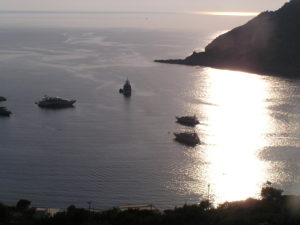 Silhouetted Sifnos