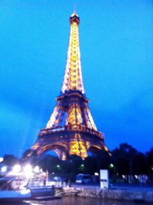 Illuminated Eiffel Tower