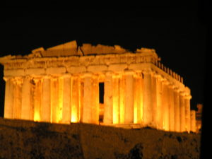 Illuminated History, Parthenon Athens