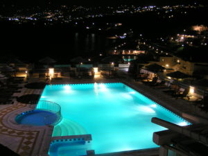 Illuminated Pool, Mykonos