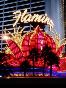 Illuminated Flamingo, Las Vegas