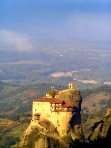 One of the monasteries on top of the pillars at Meteora, Greece 3