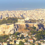 View of Parthenon from Lykabettus Hill