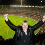 On top of the MCG in Melbourne, Australia