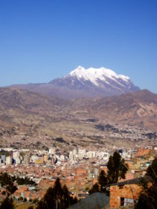 On top of La Paz, Bolivia