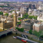 On top of London from the Eye