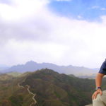 On top of the Great Wall of China