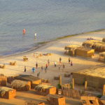 On top of the hill behind the Nuweiba beach camp on the Red Sea, Egypt