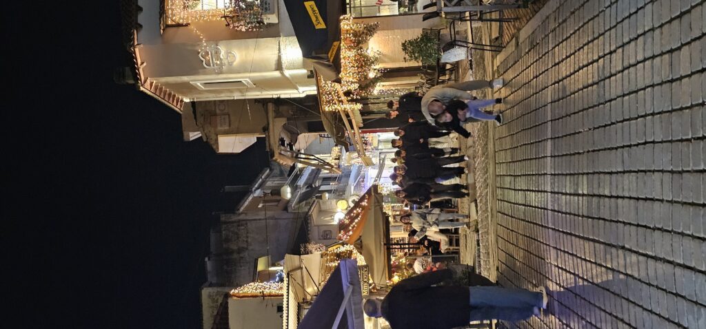 One of the restautant streets behind Stoes